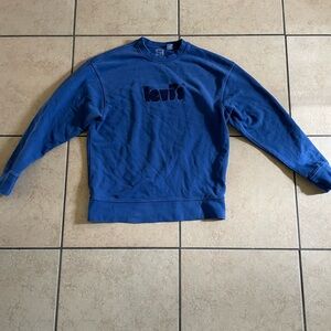 Levi's blue sweatshirt